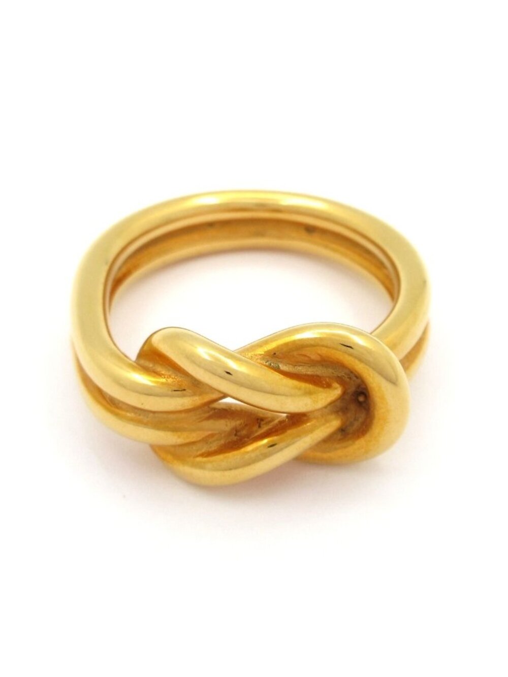 Hermes Scarf Ring Attached Gold